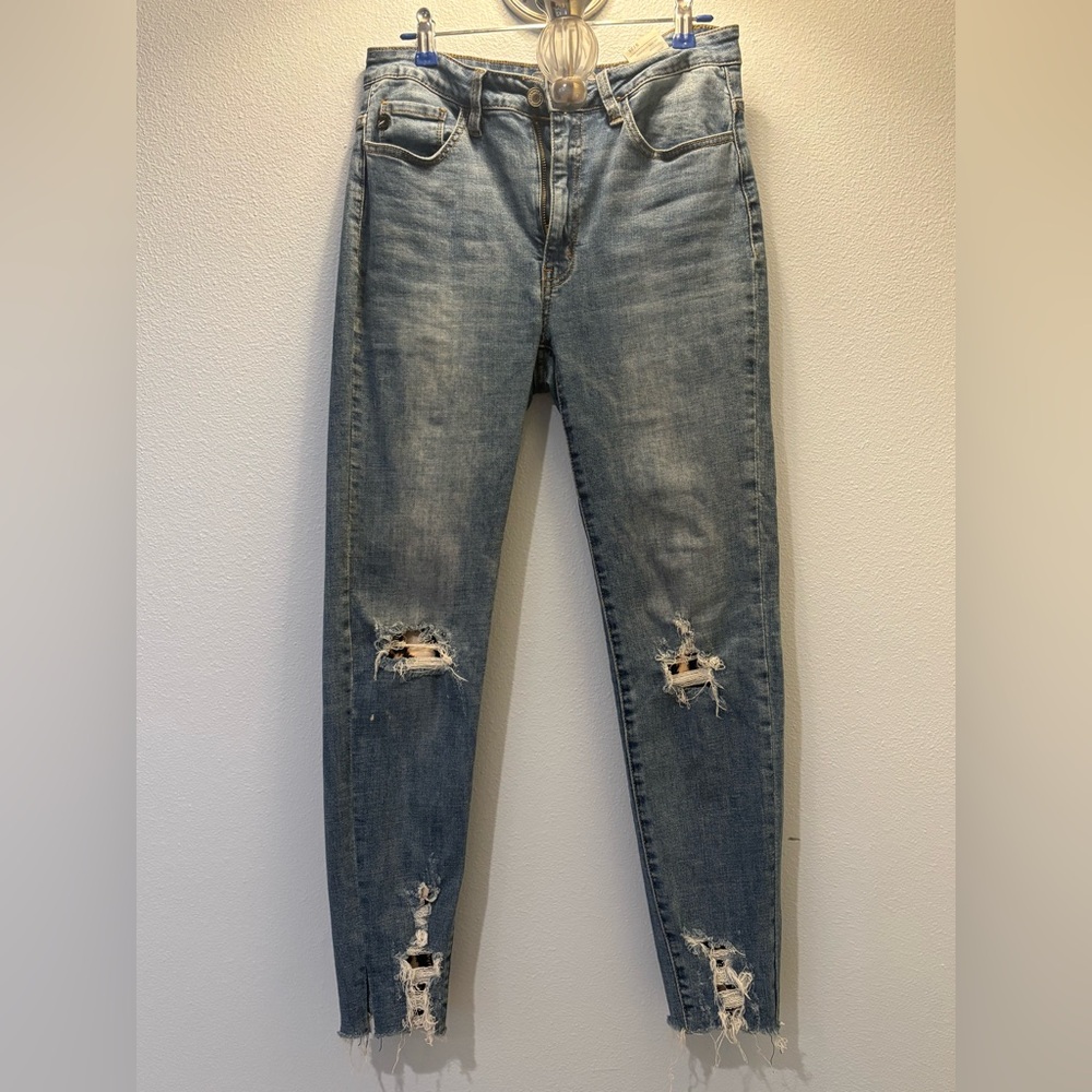 KanCan Light Blue Distressed Skinny Jeans
